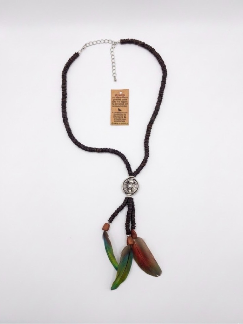 Brazilian Neckless- Beads and Feathers